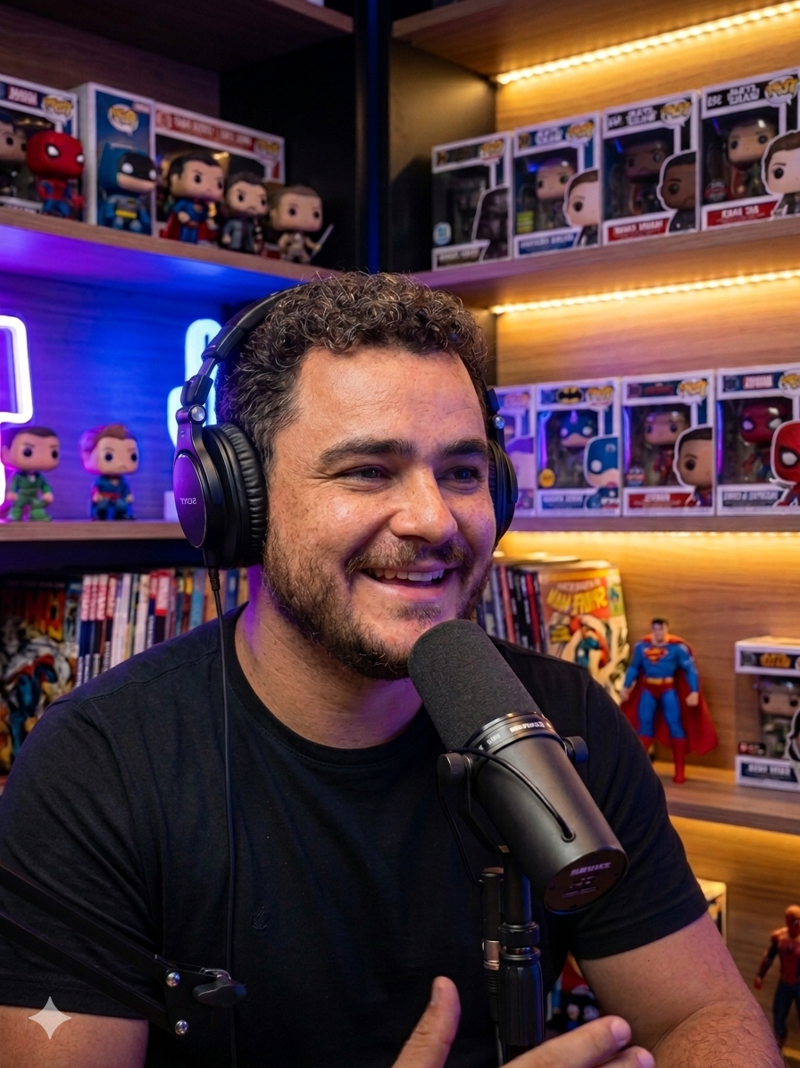 Thiago Macarrão - criador do podcast A Macarronada